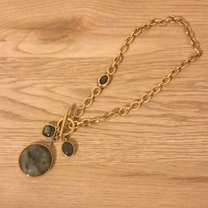 Olive pendant necklace